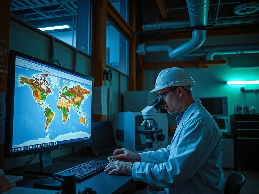 Laboratorio de análisis mineralógico