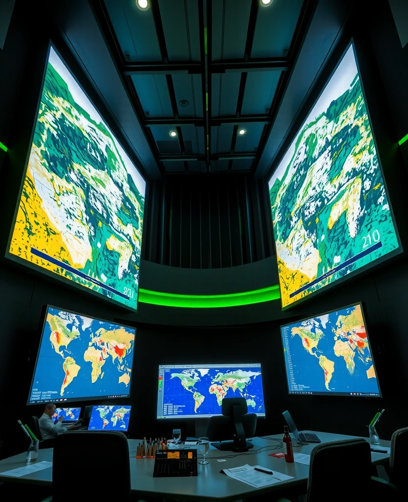 Centro de monitoreo de datos mineros